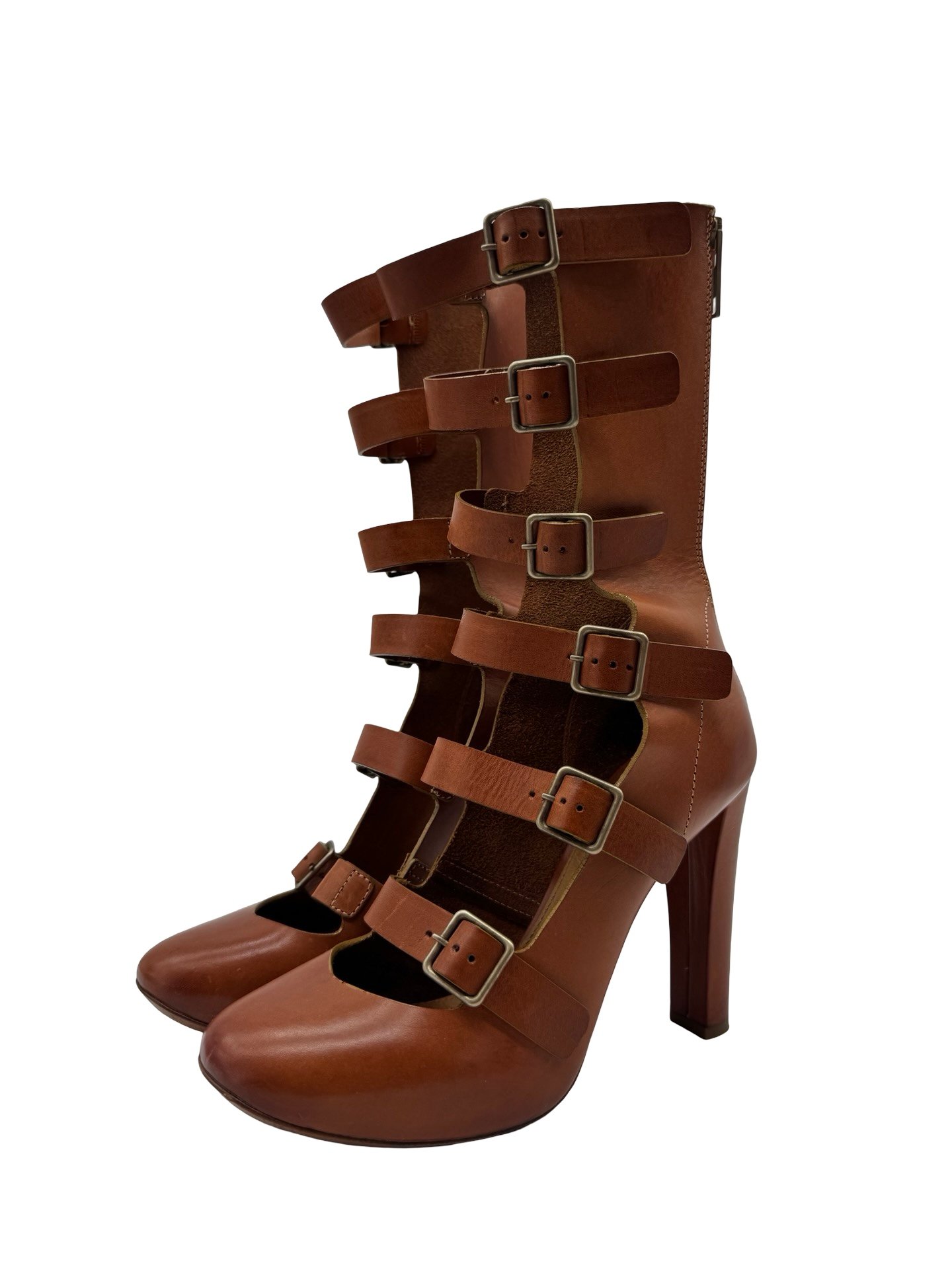 CHLOE - GLADIATOR HEEL BOOTS - Image 6