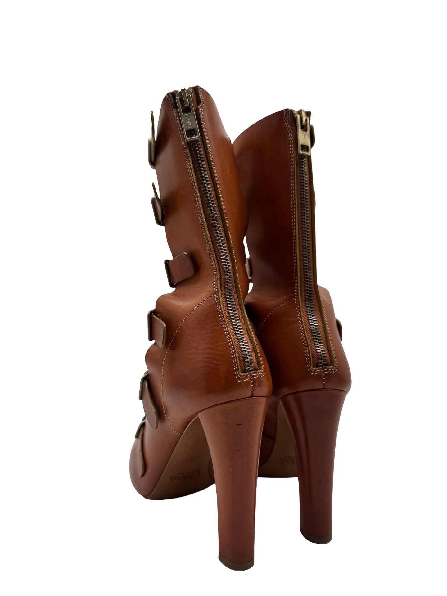 CHLOE - GLADIATOR HEEL BOOTS - Image 7
