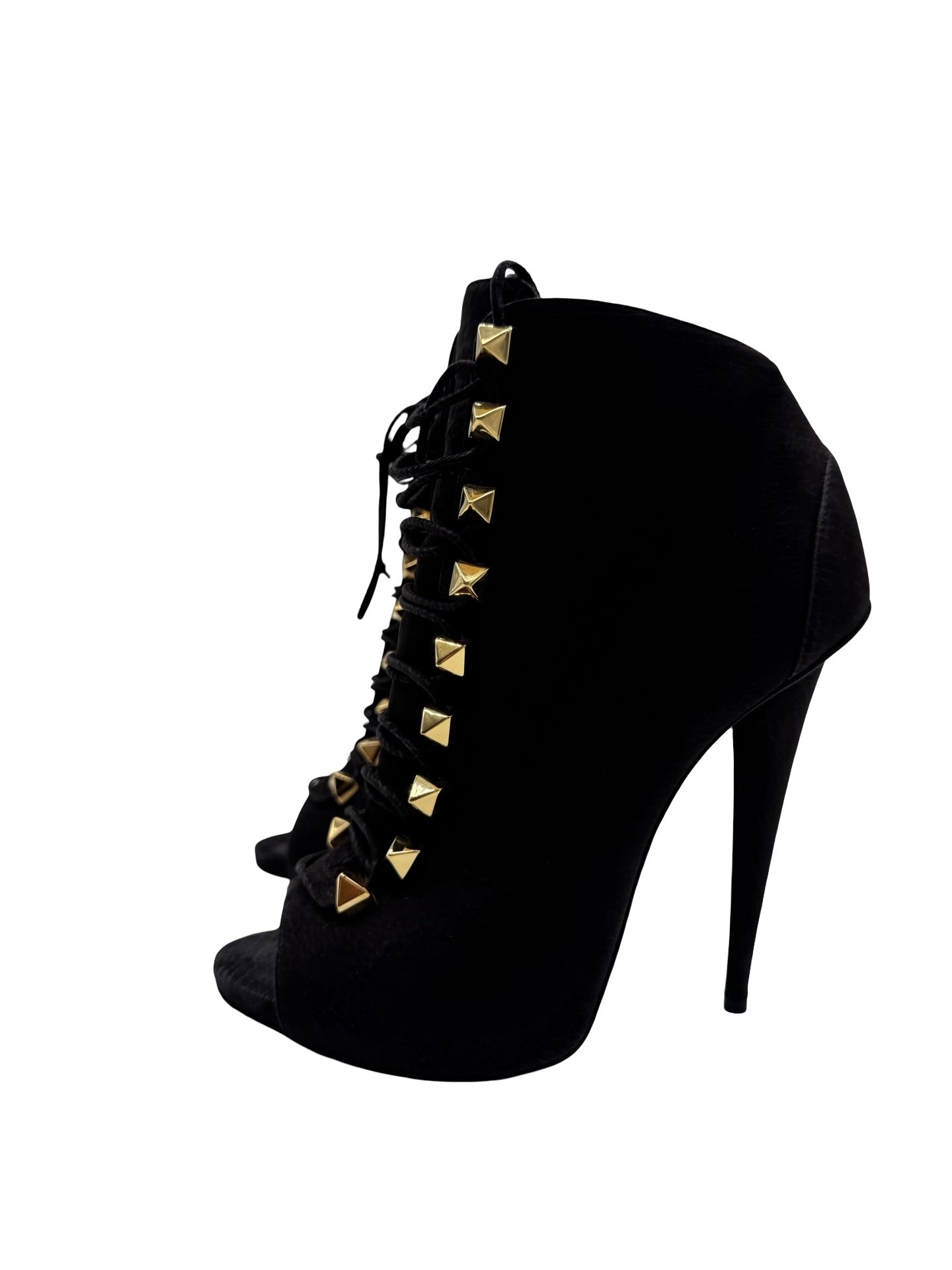 GIUSEPPE ZANOTTI - VINTAGE STUDDED HEELS BOOTS - Image 4