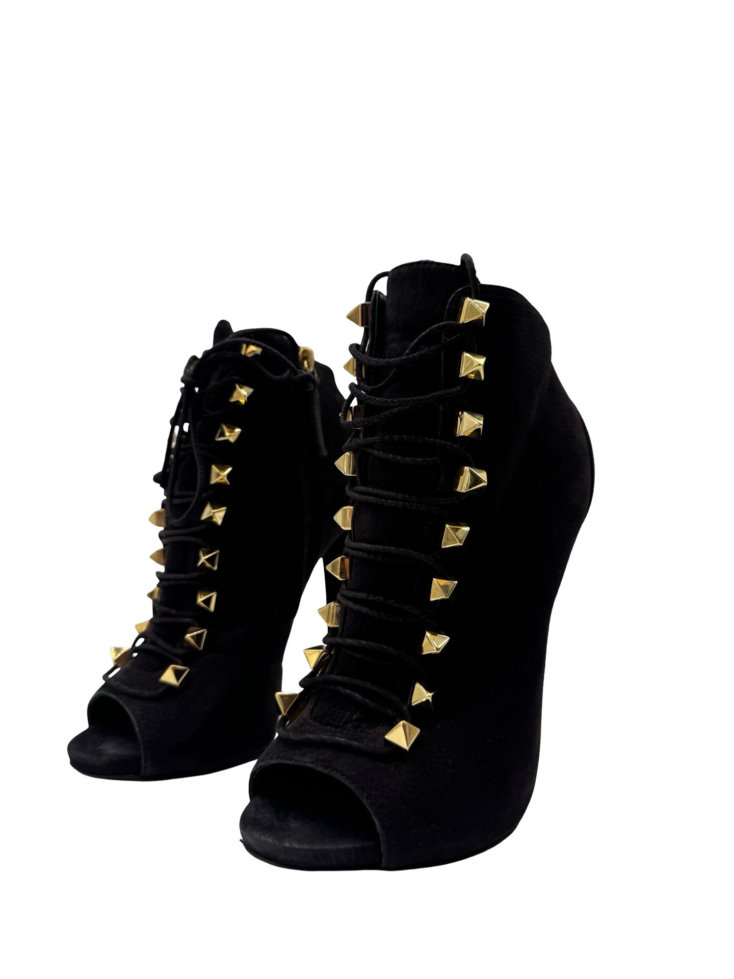 GIUSEPPE ZANOTTI - VINTAGE STUDDED HEELS BOOTS - Image 5