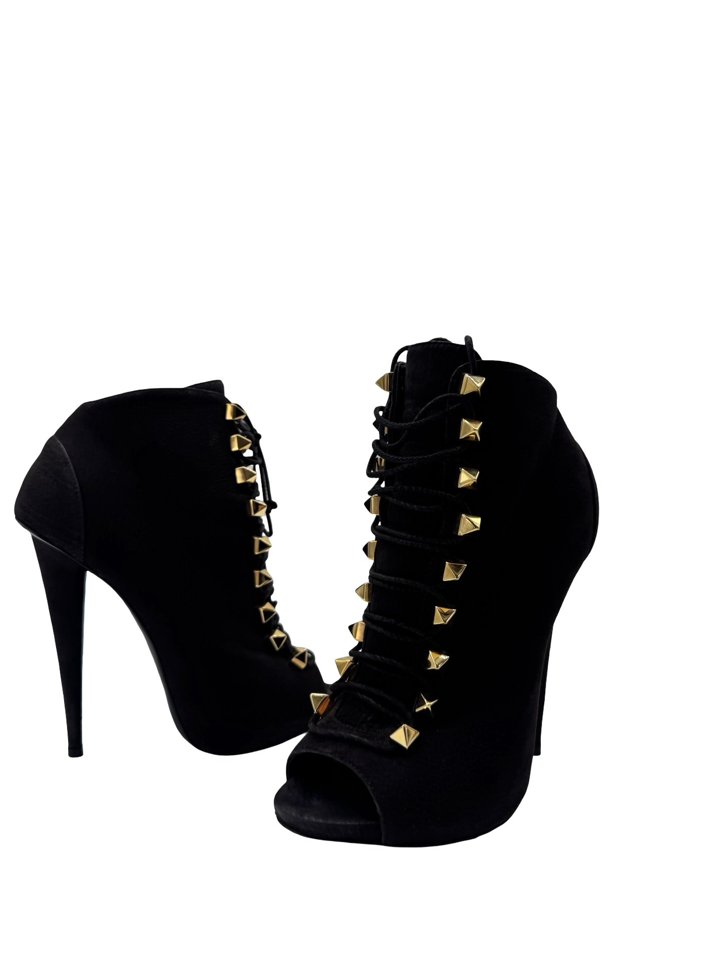 GIUSEPPE ZANOTTI - VINTAGE STUDDED HEELS BOOTS - Image 6