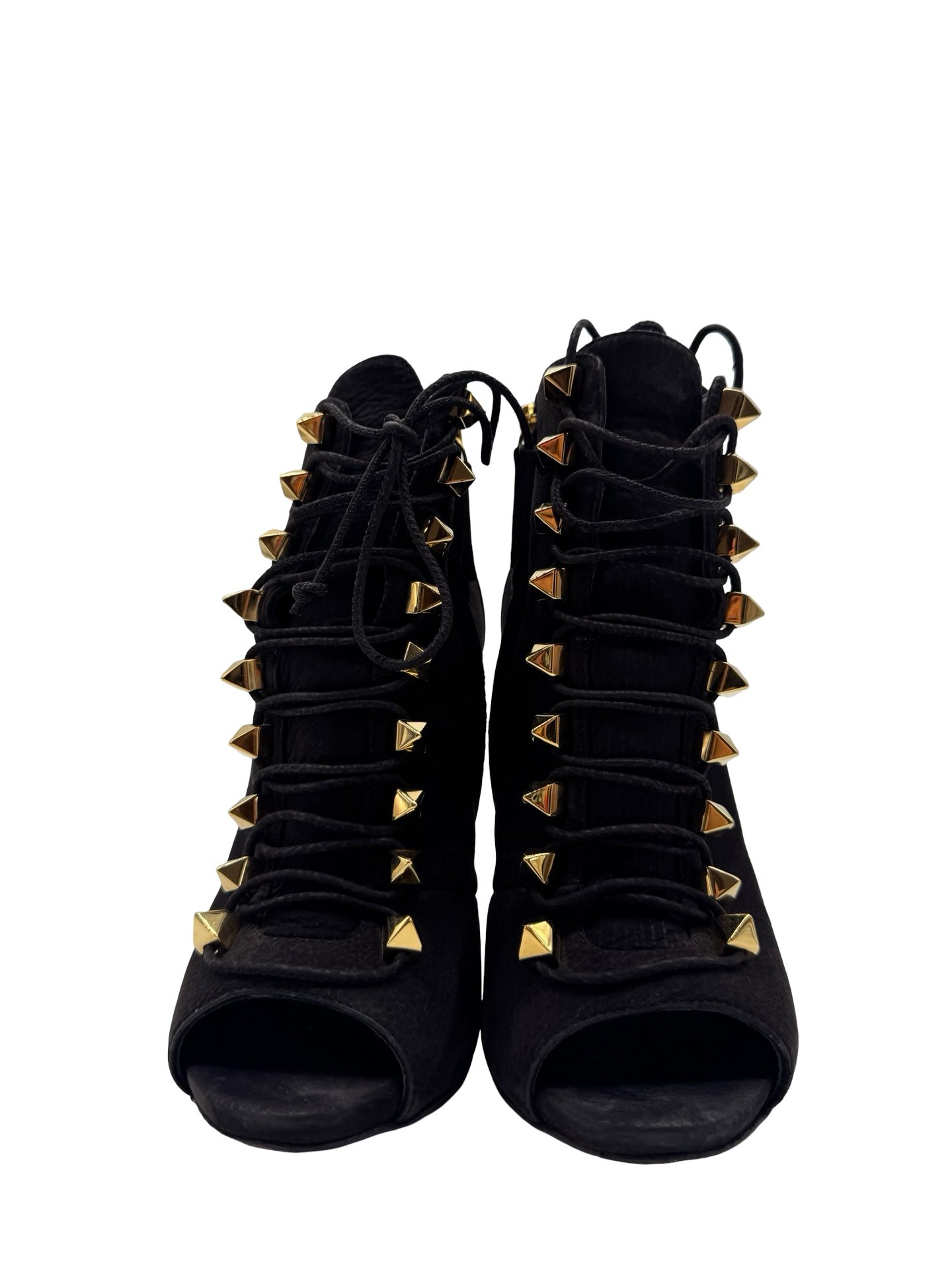 GIUSEPPE ZANOTTI - VINTAGE STUDDED HEELS BOOTS - Image 11